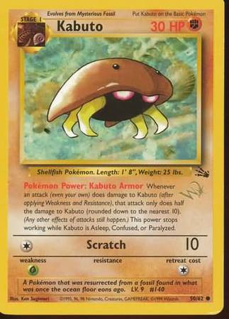 Kabuto (50/62) (W Stamped Promo) [Fossil Unlimited] | Odin's Place