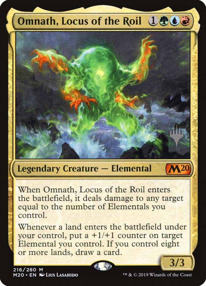 Omnath, Locus of the Roil (Promo Pack) [Core Set 2020 Promos] | Odin's Place