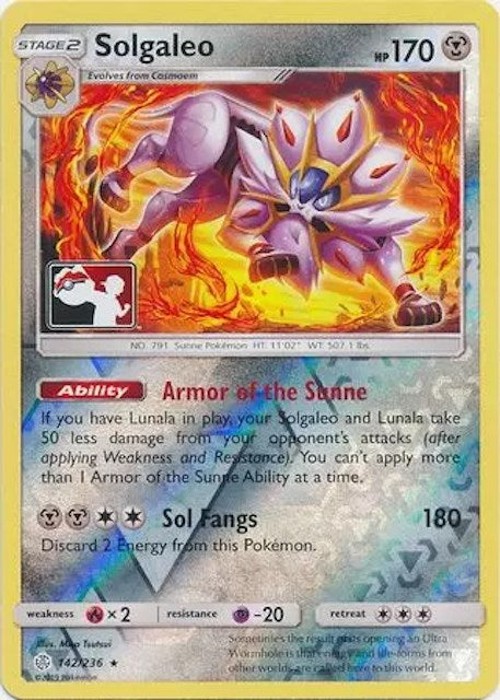 Solgaleo (142/236) [League & Championship Cards] | Odin's Place