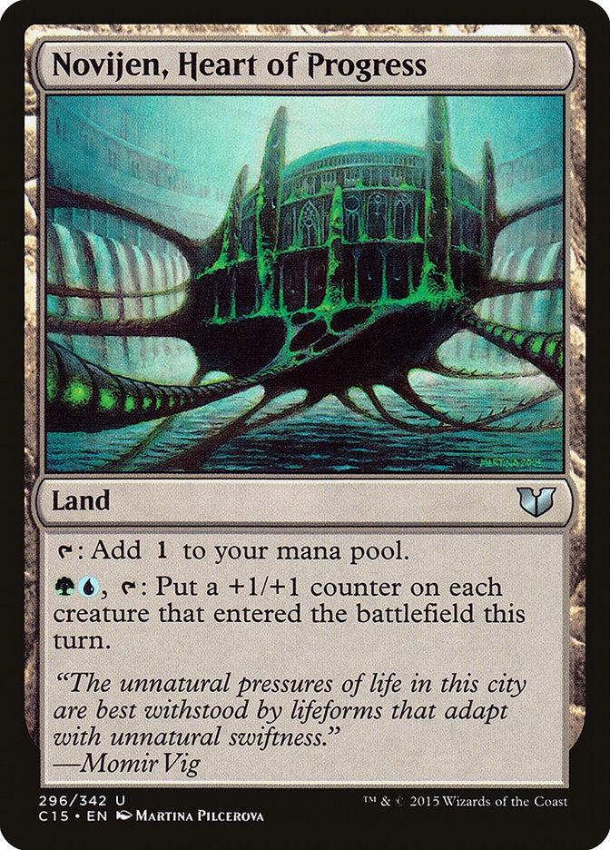 Novijen, Heart of Progress (296) [Commander 2015] | Odin's Place