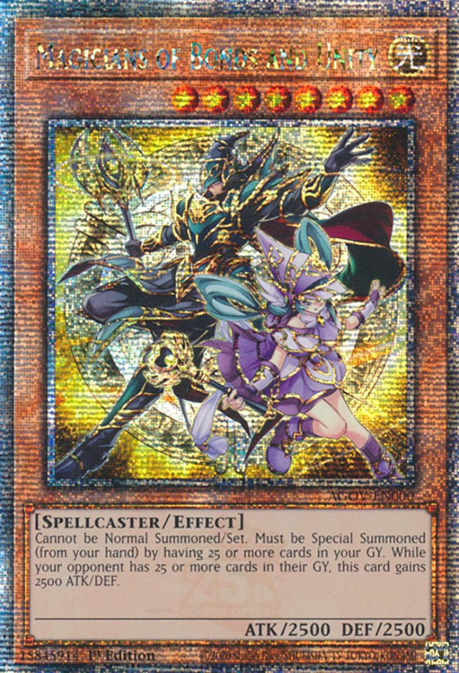 Magicians of Bonds and Unity (Quarter Century Secret Rare) [AGOV-EN000] Quarter Century Secret Rare | Odin's Place