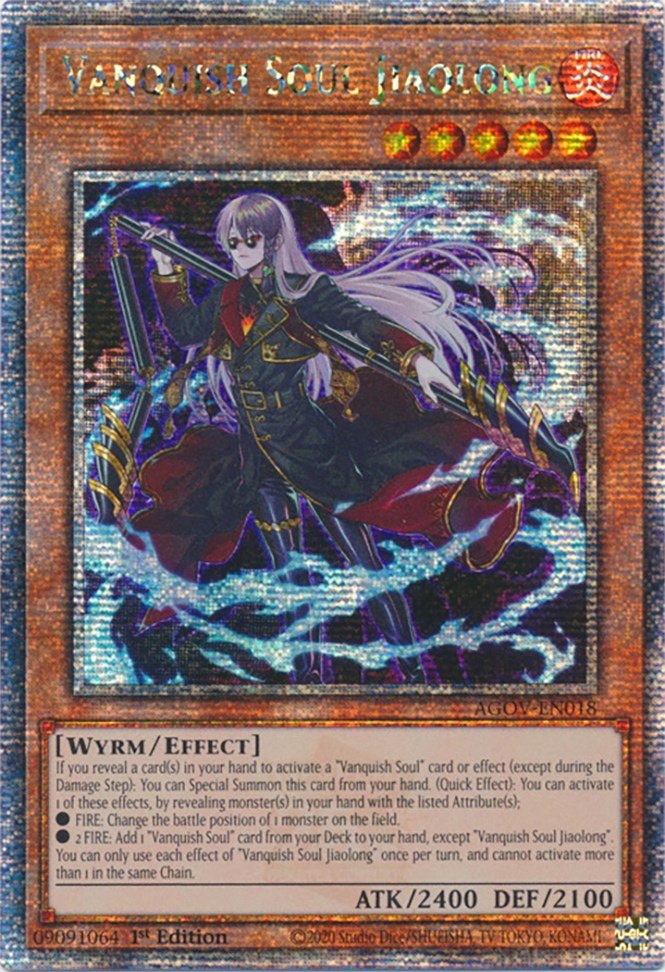 Vanquish Soul Jiaolong (Quarter Century Secret Rare) [AGOV-EN018] Quarter Century Secret Rare | Odin's Place