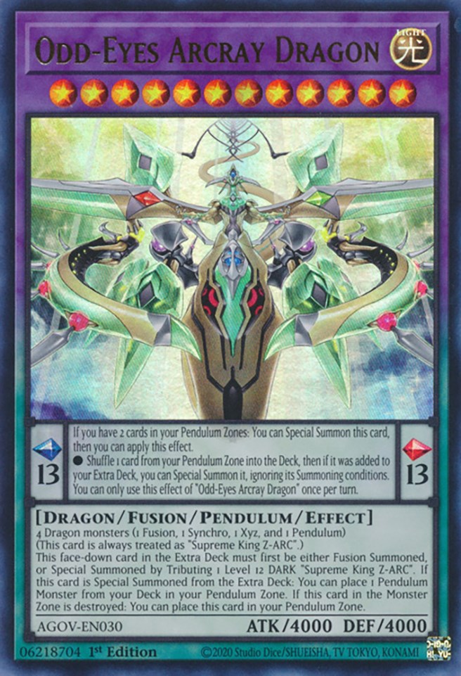 Odd-Eyes Arcray Dragon [AGOV-EN030] Ultra Rare | Odin's Place