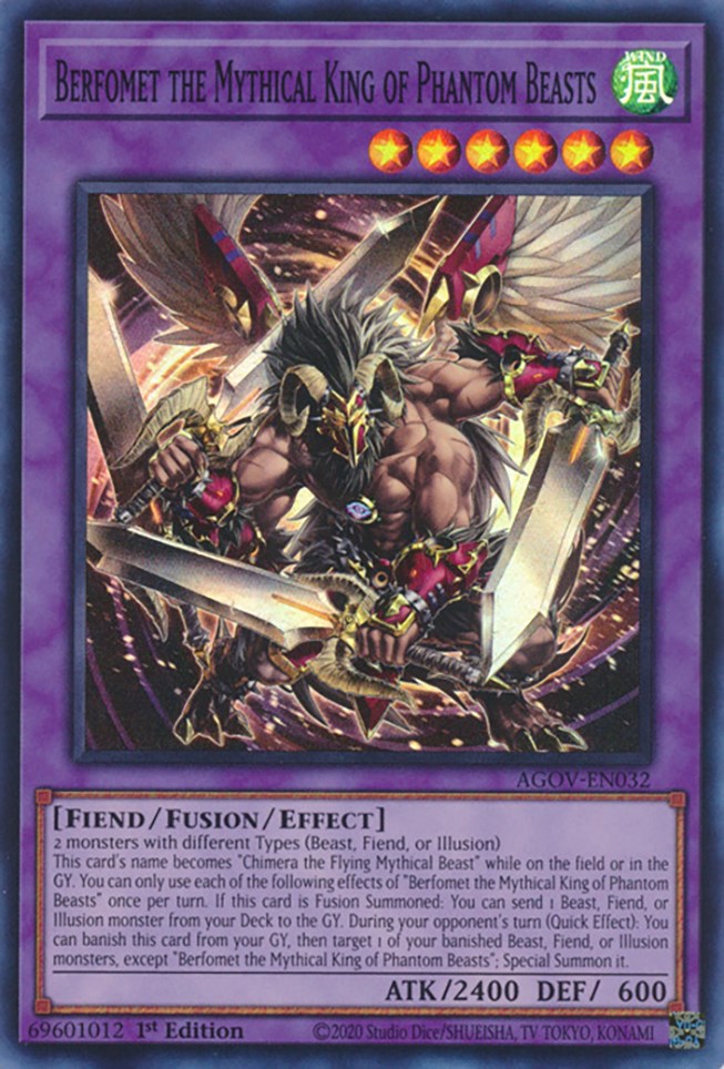 Berfomet the Mythical King of Phantom Beasts [AGOV-EN032] Super Rare | Odin's Place