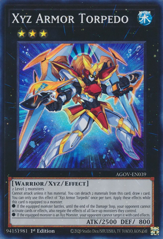 Xyz Armor Torpedo [AGOV-EN039] Super Rare | Odin's Place