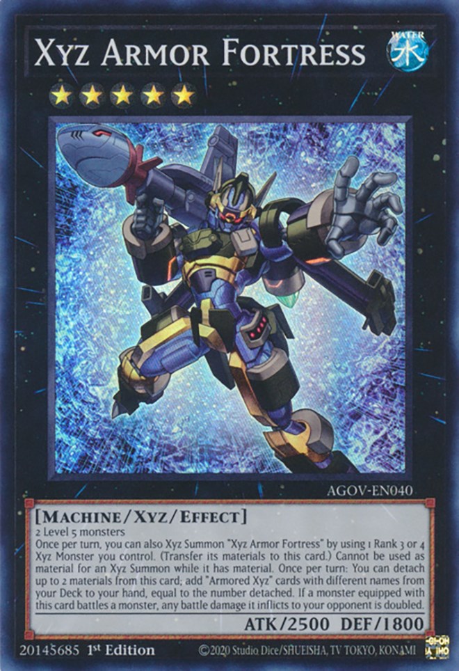 Xyz Armor Fortress [AGOV-EN040] Super Rare | Odin's Place