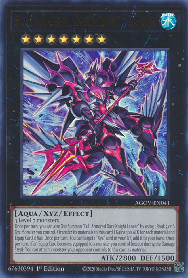 Full Armored Dark Knight Lancer [AGOV-EN041] Ultra Rare | Odin's Place