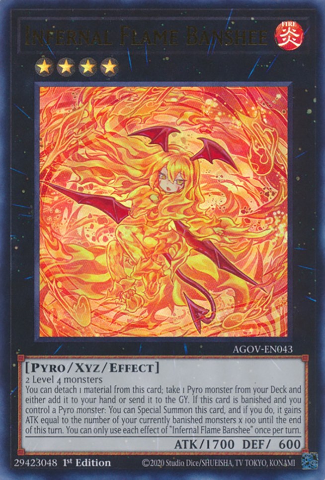 Infernal Flame Banshee [AGOV-EN043] Ultra Rare | Odin's Place
