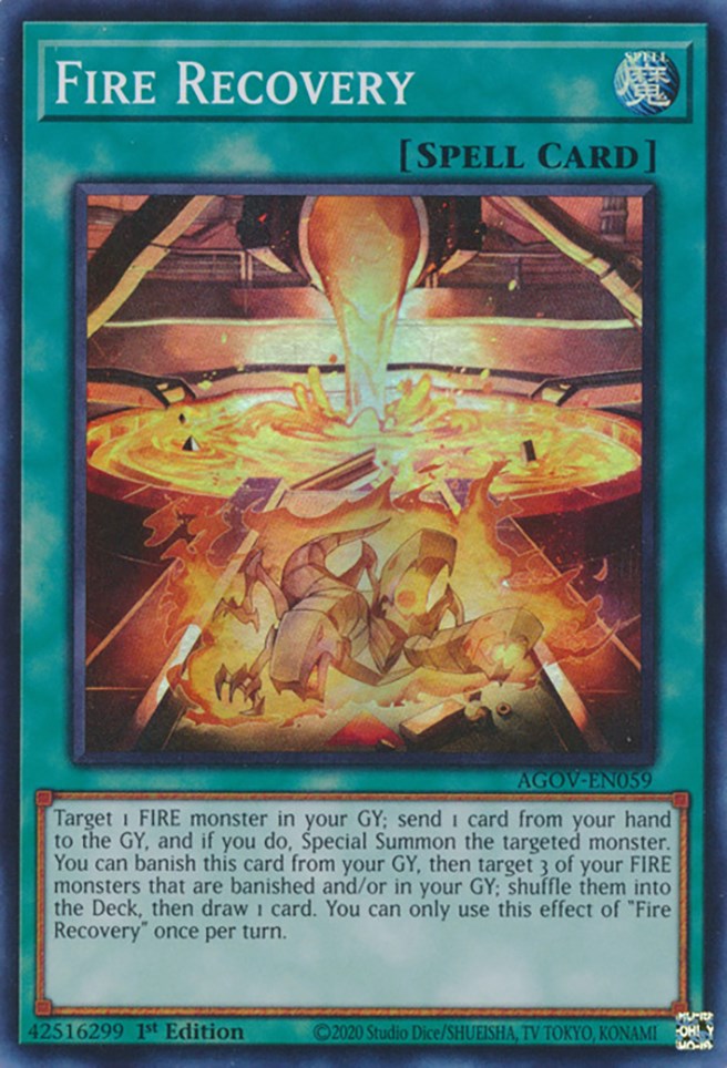 Fire Recovery [AGOV-EN059] Super Rare | Odin's Place