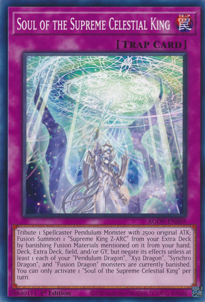 Soul of the Supreme Celestial King [AGOV-EN069] Common | Odin's Place
