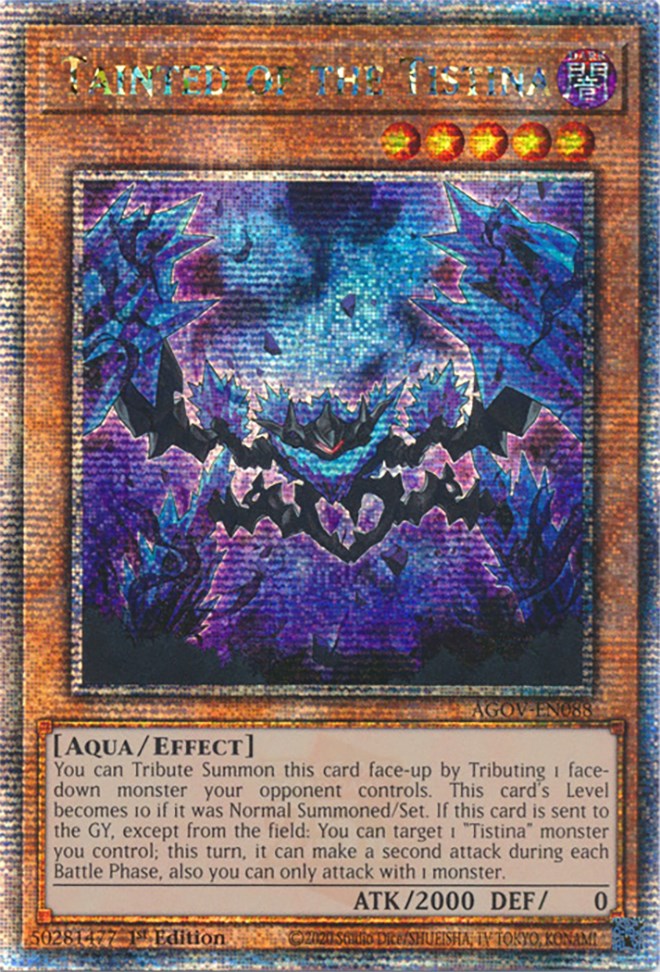 Tainted of the Tistina (Quarter Century Secret Rare) [AGOV-EN088] Quarter Century Secret Rare | Odin's Place