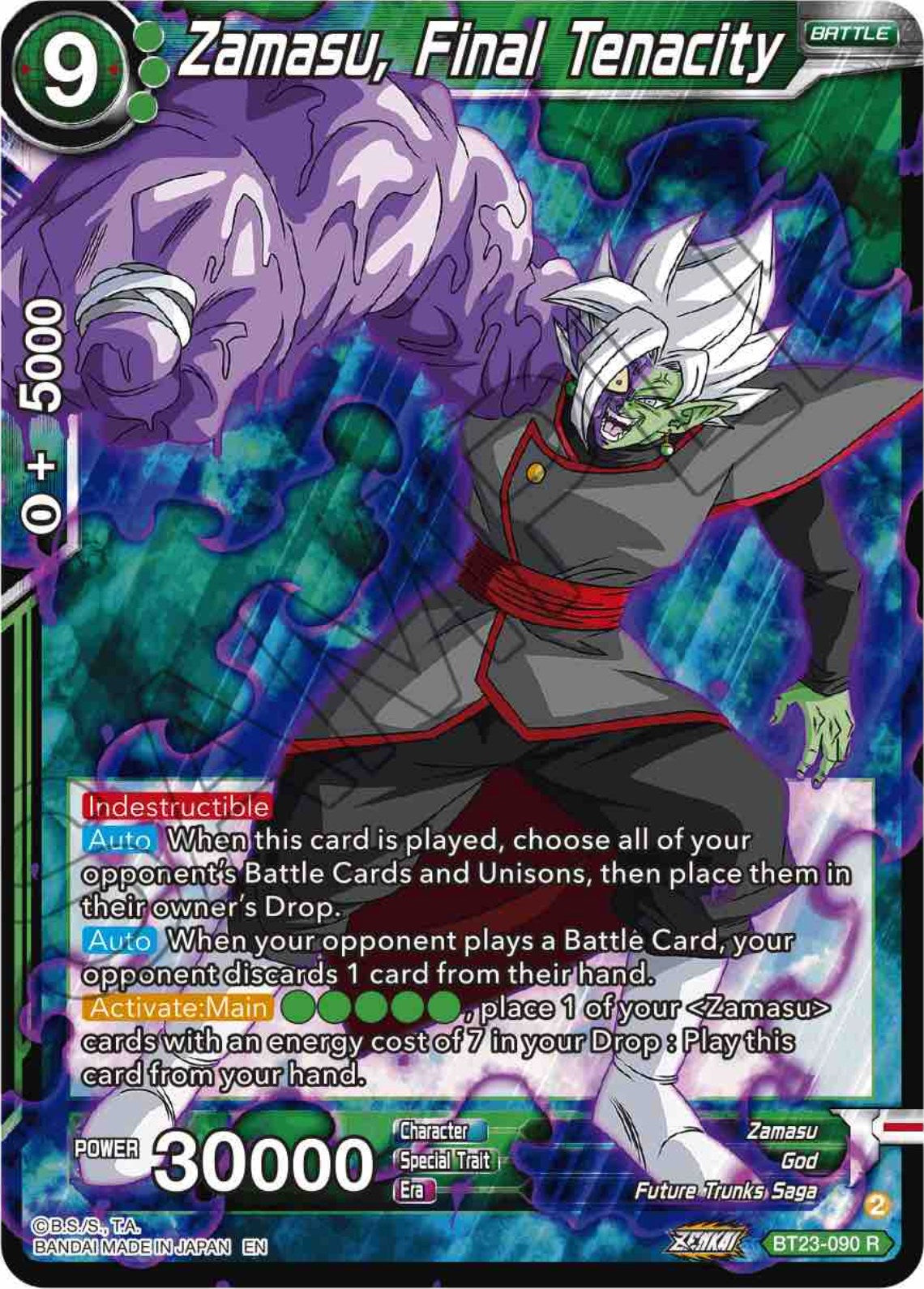 Zamasu, Final Tenacity (BT23-090) [Perfect Combination] | Odin's Place