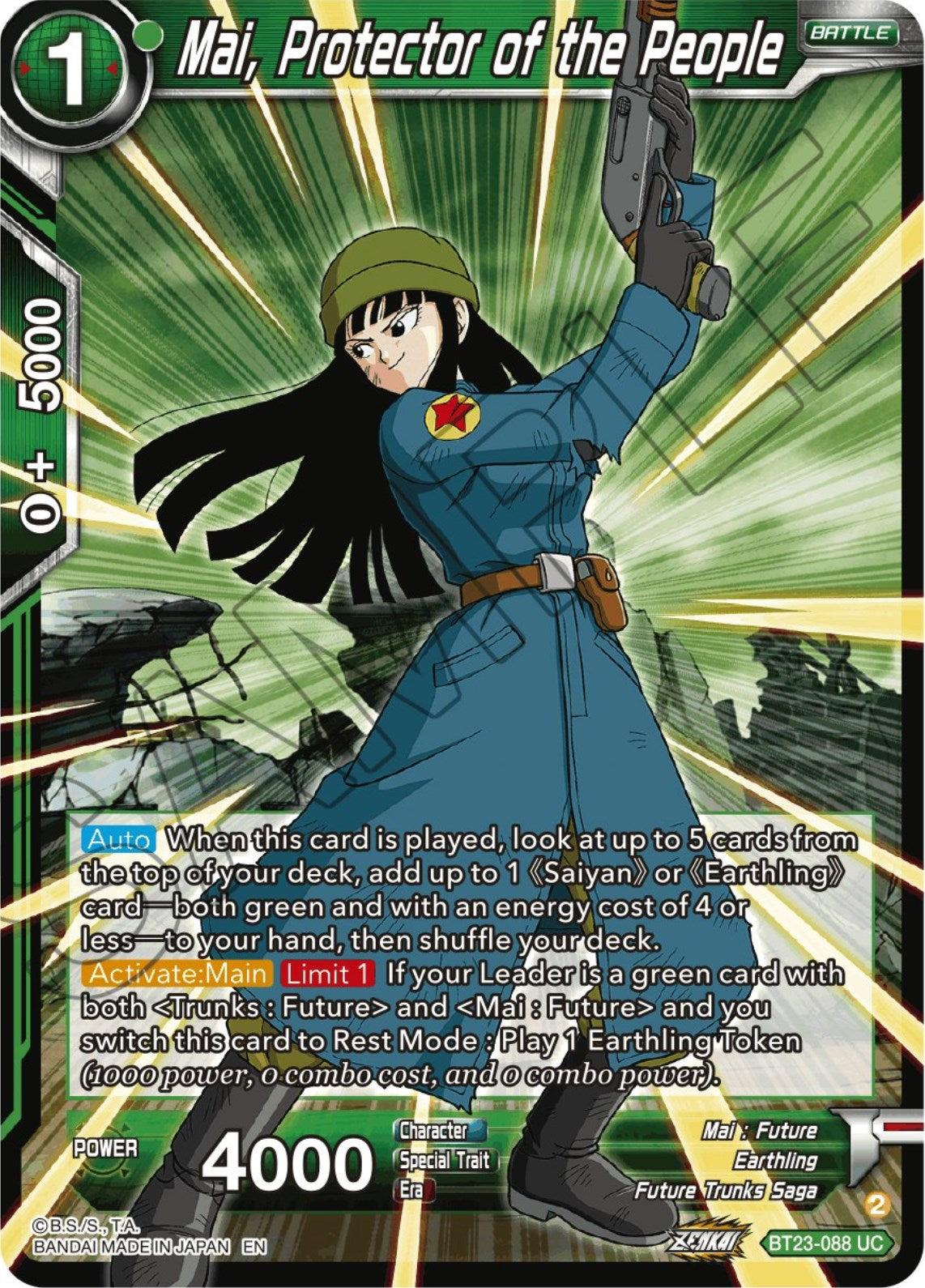 Mai, Protector of the People (BT23-088) [Perfect Combination] | Odin's Place