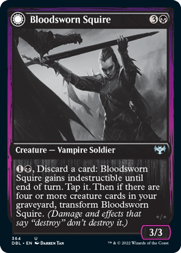 Bloodsworn Squire // Bloodsworn Knight [Innistrad: Double Feature] | Odin's Place