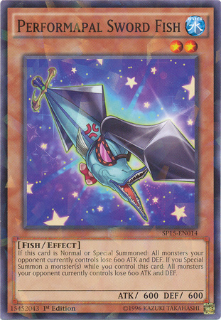 Performapal Sword Fish [SP15-EN014] Shatterfoil Rare | Odin's Place