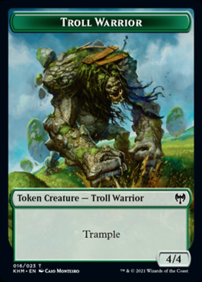 Troll Warrior Token [Kaldheim Tokens] | Odin's Place