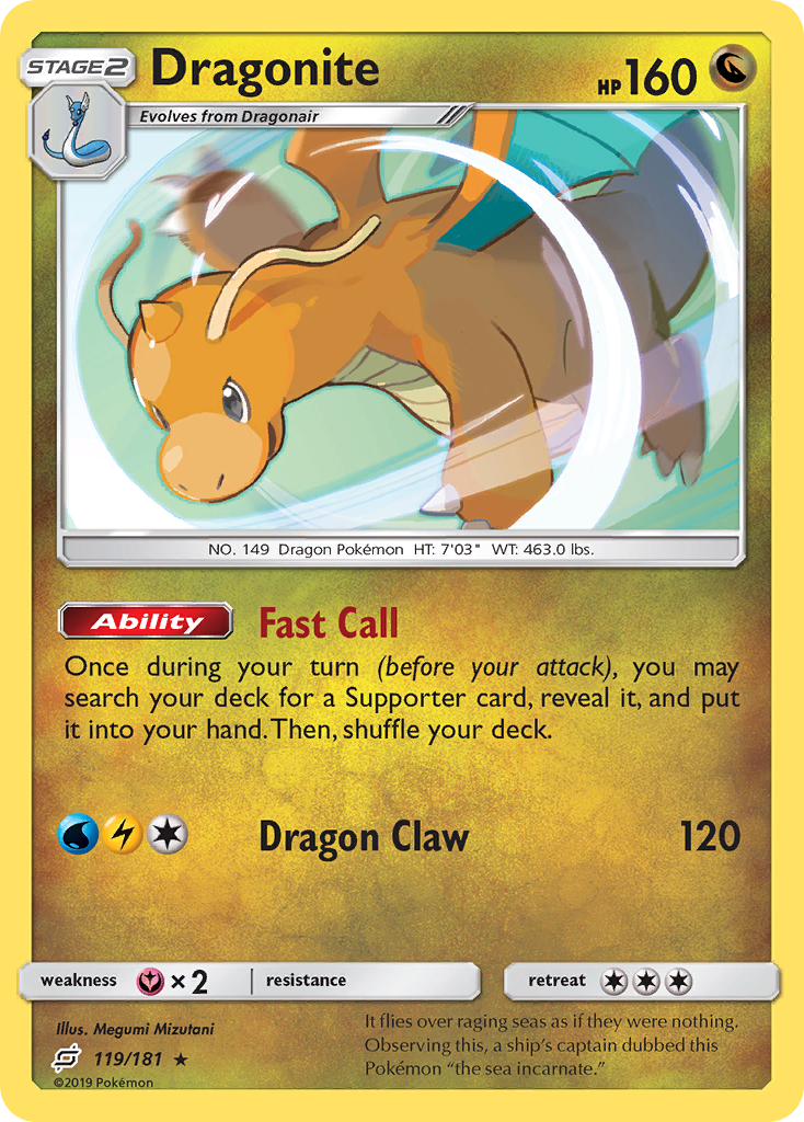 Dragonite (119/181) [Sun & Moon: Team Up] | Odin's Place