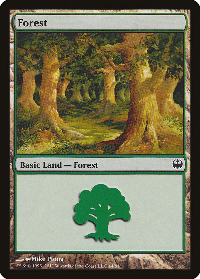 Forest (44) [Duel Decks: Knights vs. Dragons] | Odin's Place