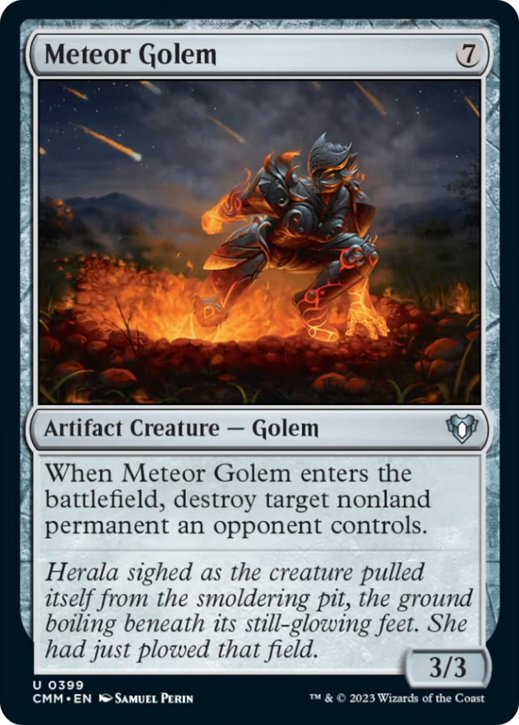 Meteor Golem [Commander Masters] | Odin's Place