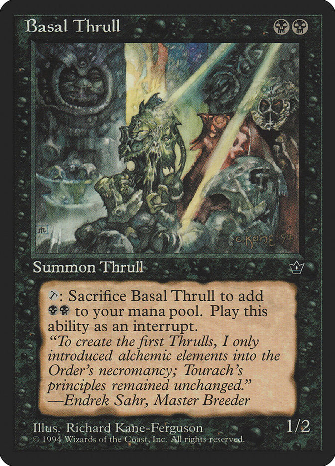 Basal Thrull (Richard Kane Ferguson) [Fallen Empires] | Odin's Place