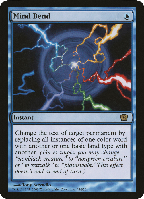 Mind Bend (Oversized) [Eighth Edition Box Topper] | Odin's Place