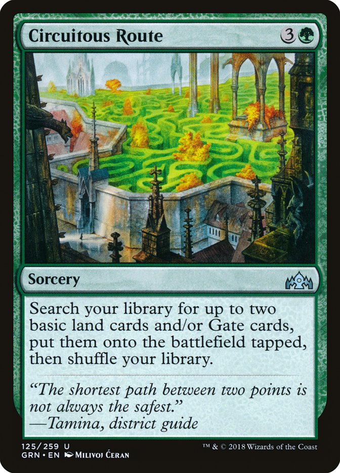 Circuitous Route (125) [Guilds of Ravnica] | Odin's Place