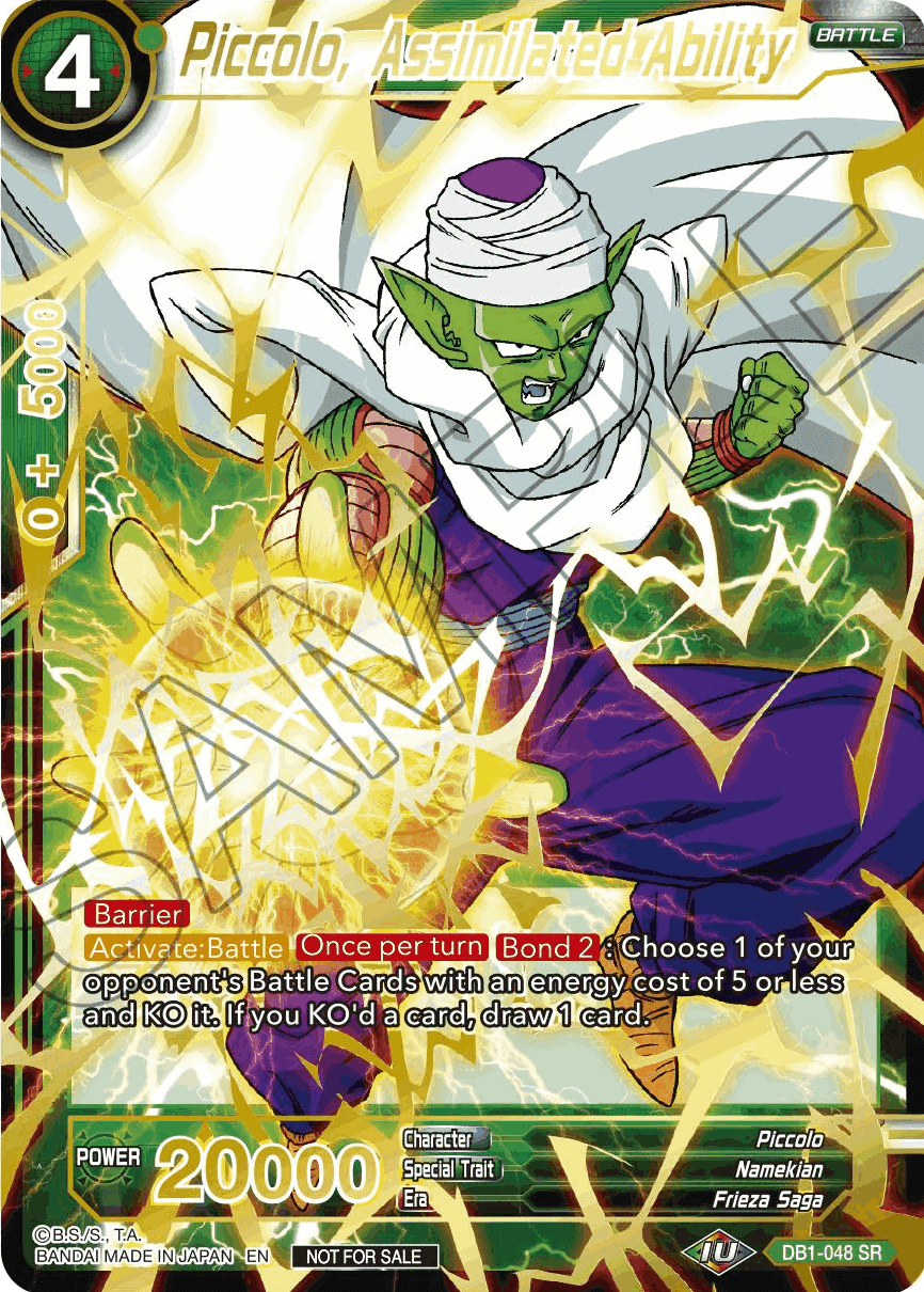 Piccolo, Assimilated Ability (Alt. Art Card Set 2023 Vol. 1) (DB1-048) [Tournament Promotion Cards] | Odin's Place