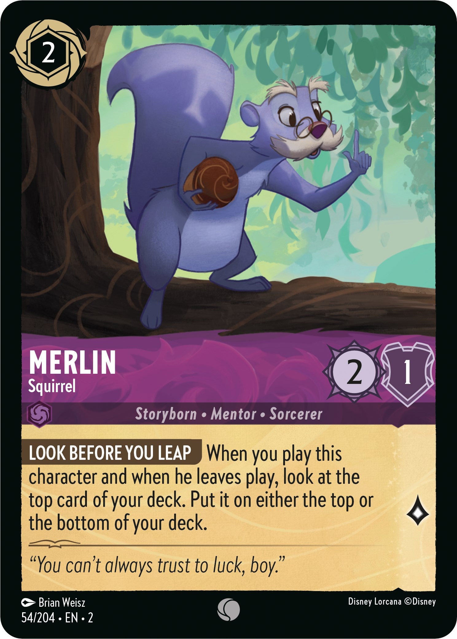 Merlin - Squirrel (54/204) [Rise of the Floodborn] | Odin's Place