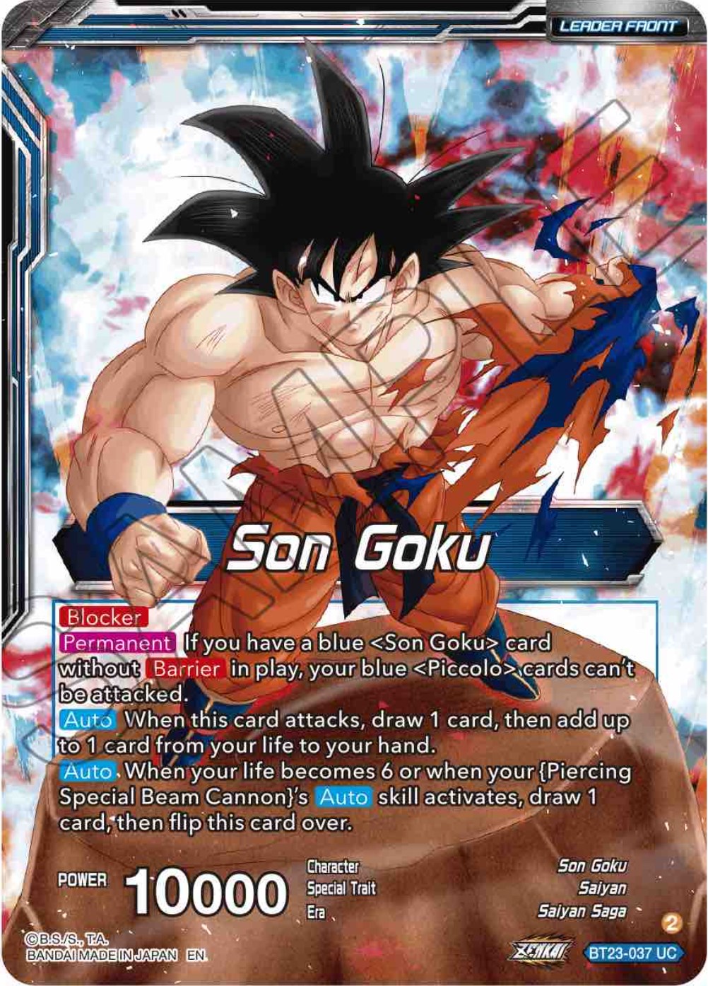 Son Goku // Son Goku & Piccolo, Rag-Tag Alliance (BT23-037) [Perfect Combination] | Odin's Place