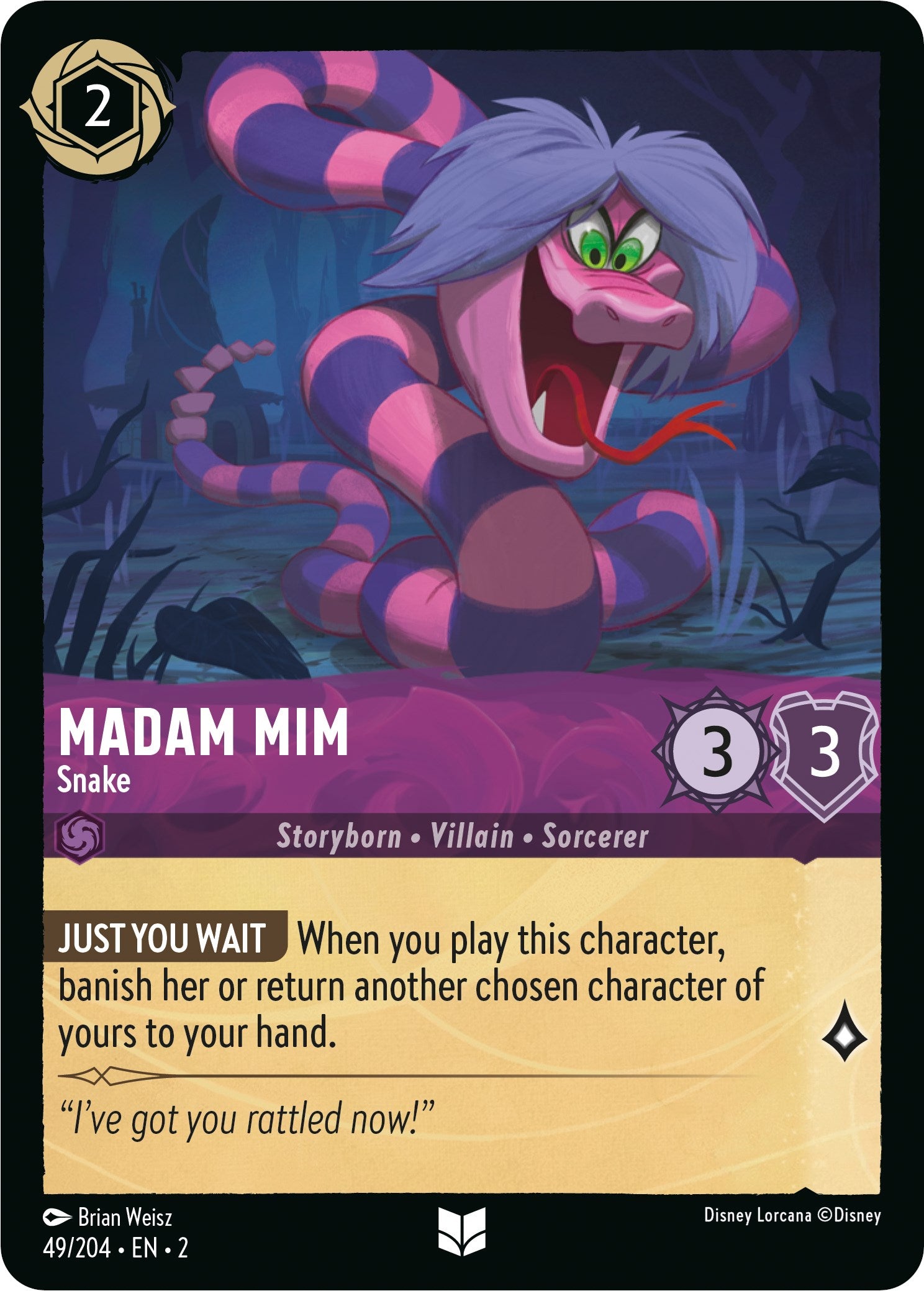 Madam Mim - Snake (49/204) [Rise of the Floodborn] | Odin's Place