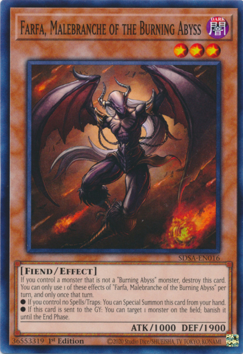 Farfa, Malebranche of the Burning Abyss [SDSA-EN016] Common | Odin's Place