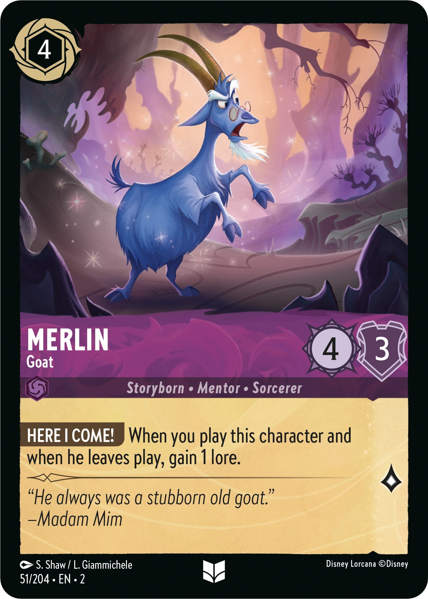 Merlin - Goat (51/204) [Rise of the Floodborn] | Odin's Place