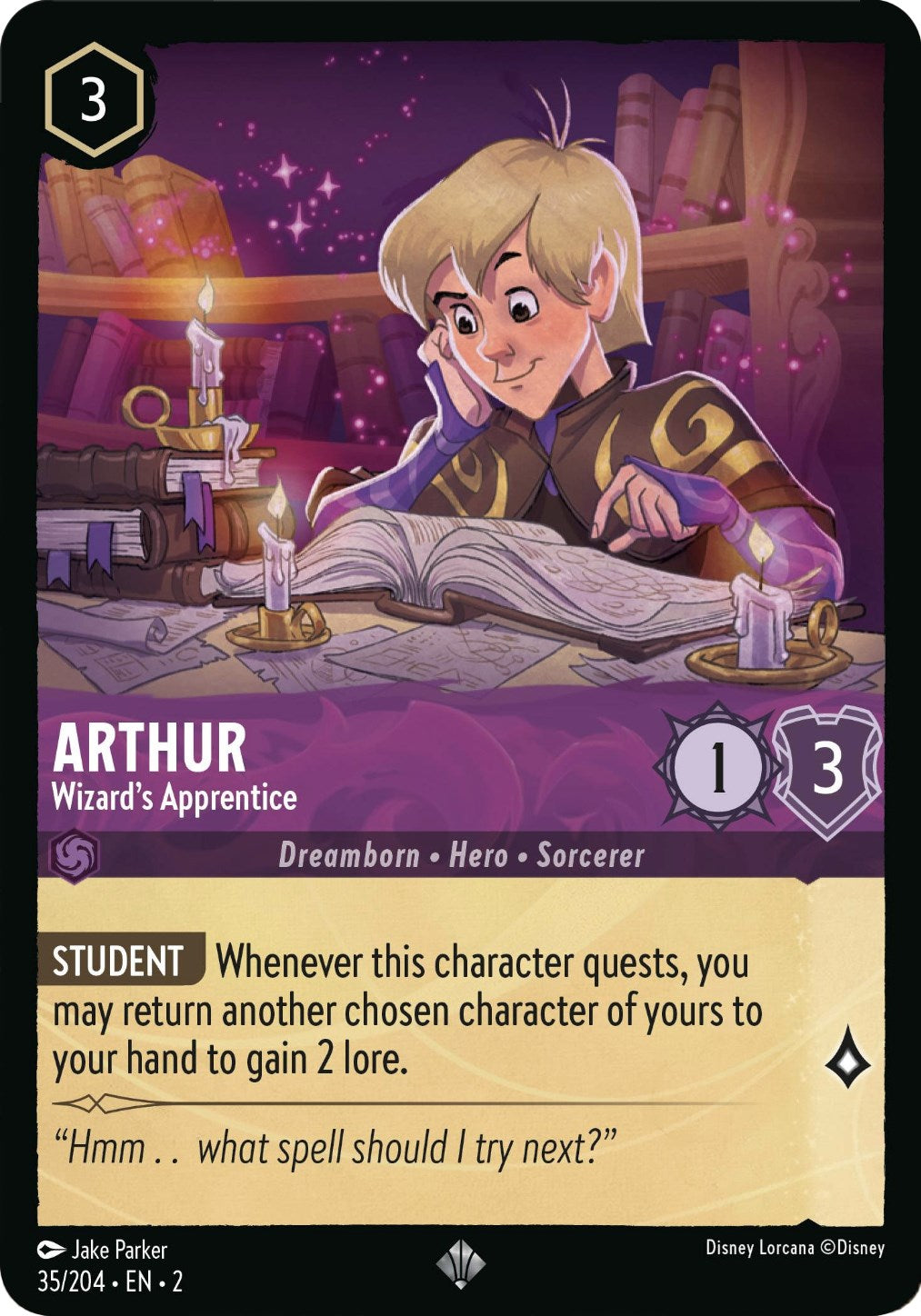 Arthur - Wizard's Apprentice (35/204) [Rise of the Floodborn] | Odin's Place