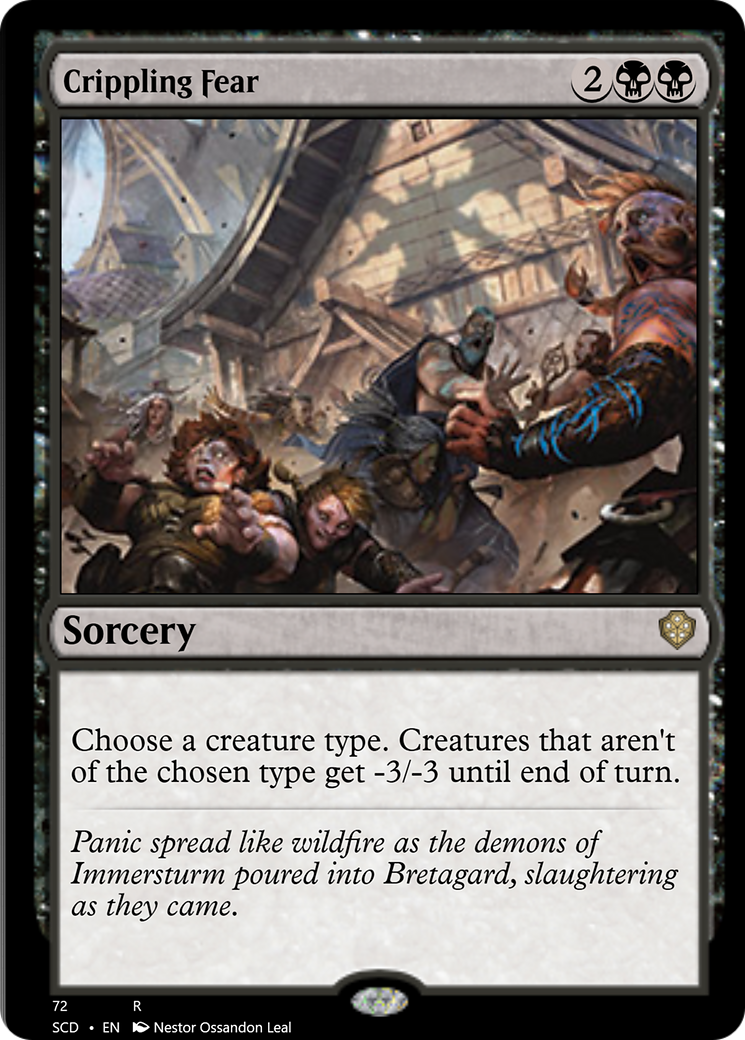 Crippling Fear [Starter Commander Decks] | Odin's Place