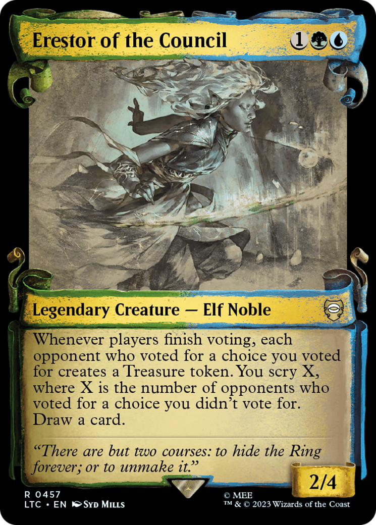 Erestor of the Council [The Lord of the Rings: Tales of Middle-Earth Commander Showcase Scrolls] | Odin's Place