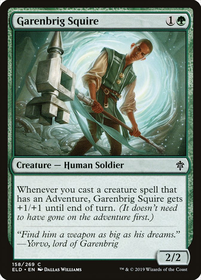 Garenbrig Squire [Throne of Eldraine] | Odin's Place