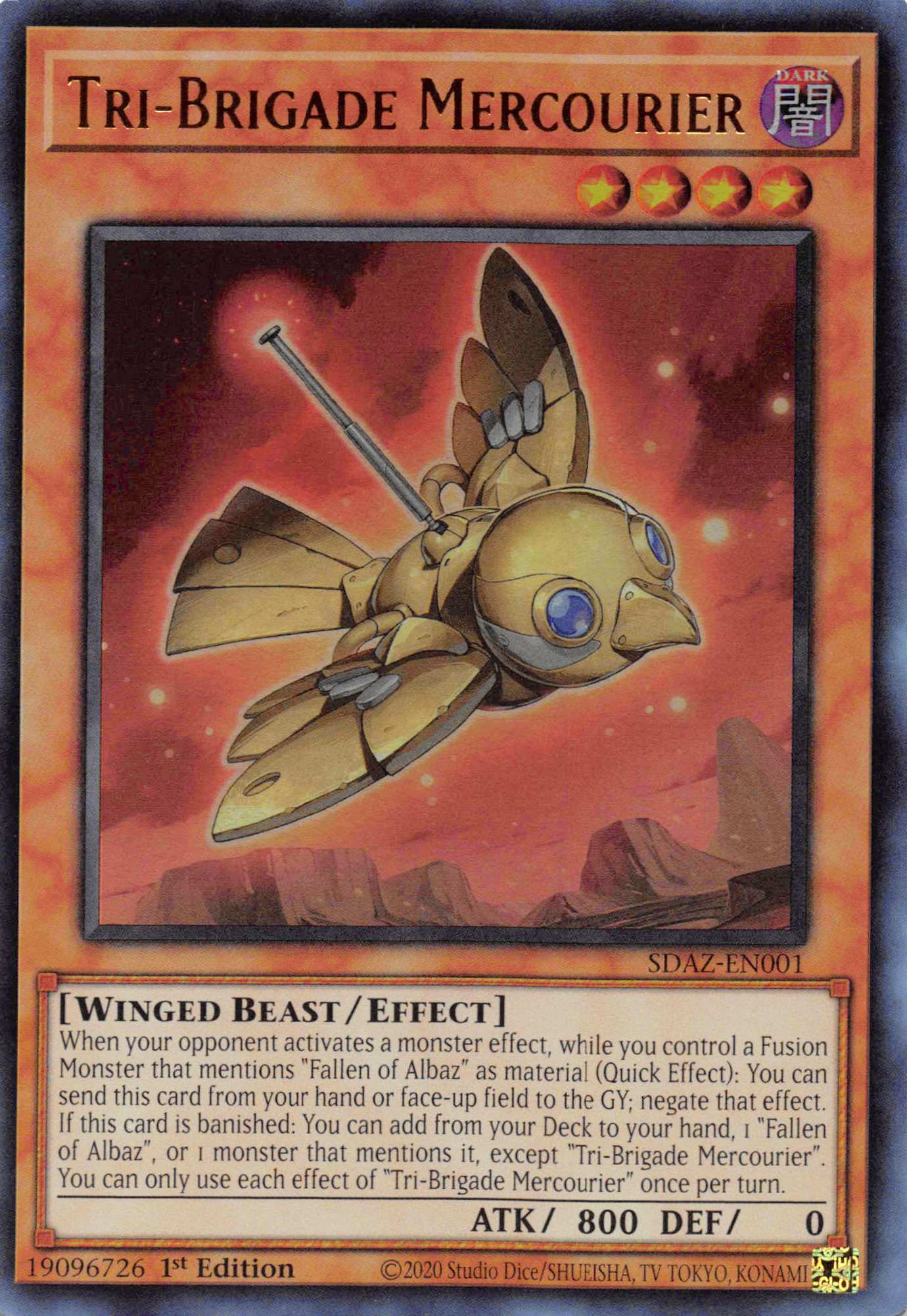 Tri-Brigade Mercourier [SDAZ-EN001] Ultra Rare | Odin's Place