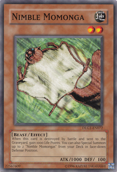 Nimble Momonga [DLG1-EN072] Common | Odin's Place