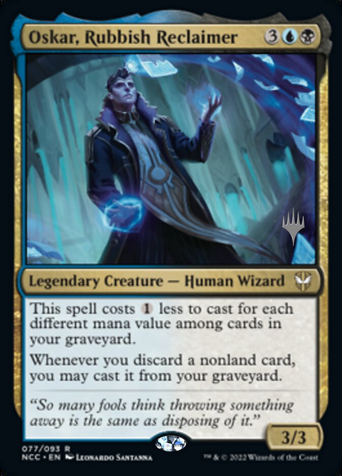 Oskar, Rubbish Reclaimer (Promo Pack) [Streets of New Capenna Commander Promos] | Odin's Place