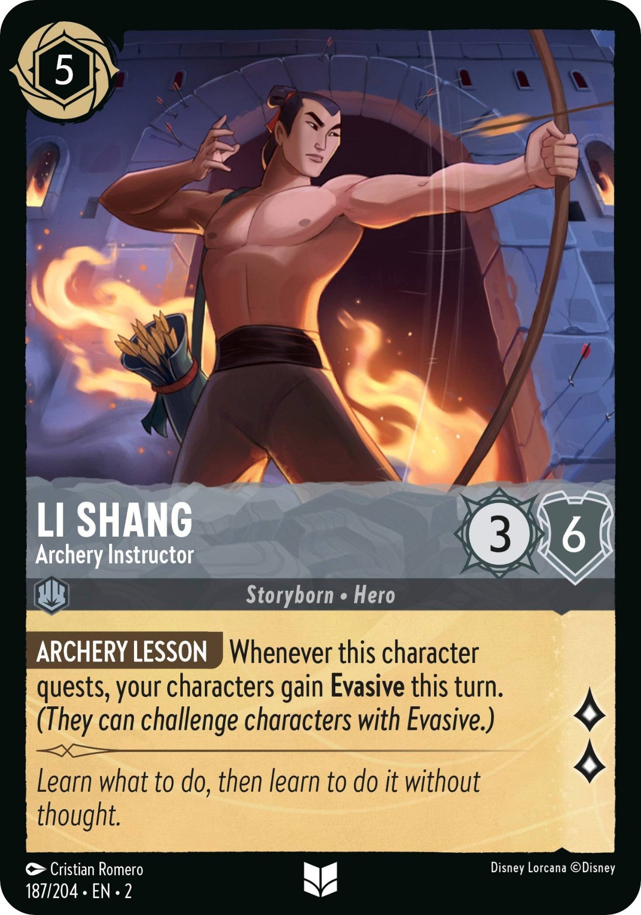 Li Shang - Archery Instructor (187/204) [Rise of the Floodborn] | Odin's Place
