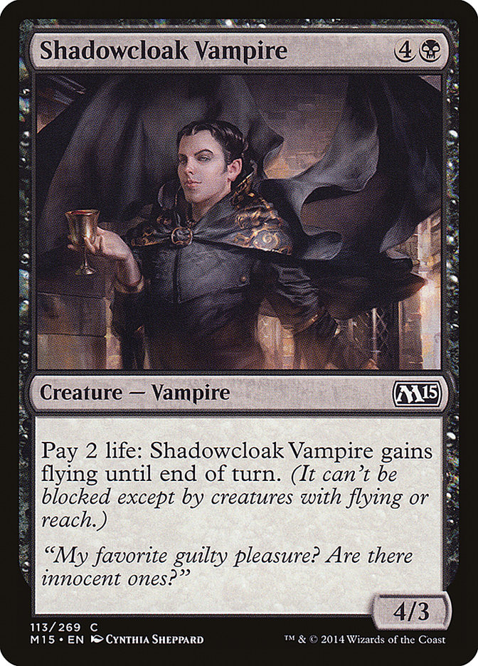 Shadowcloak Vampire (113) [Magic 2015] | Odin's Place