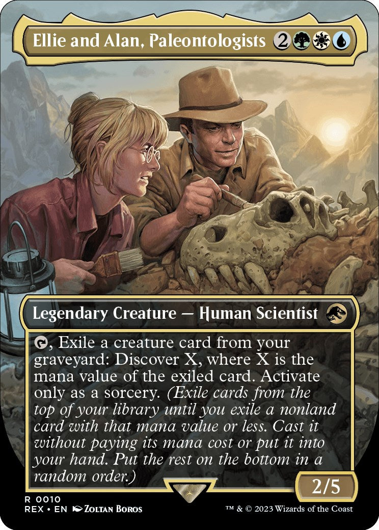 Ellie and Alan, Paleontologists (Borderless) [Jurassic World Collection] | Odin's Place