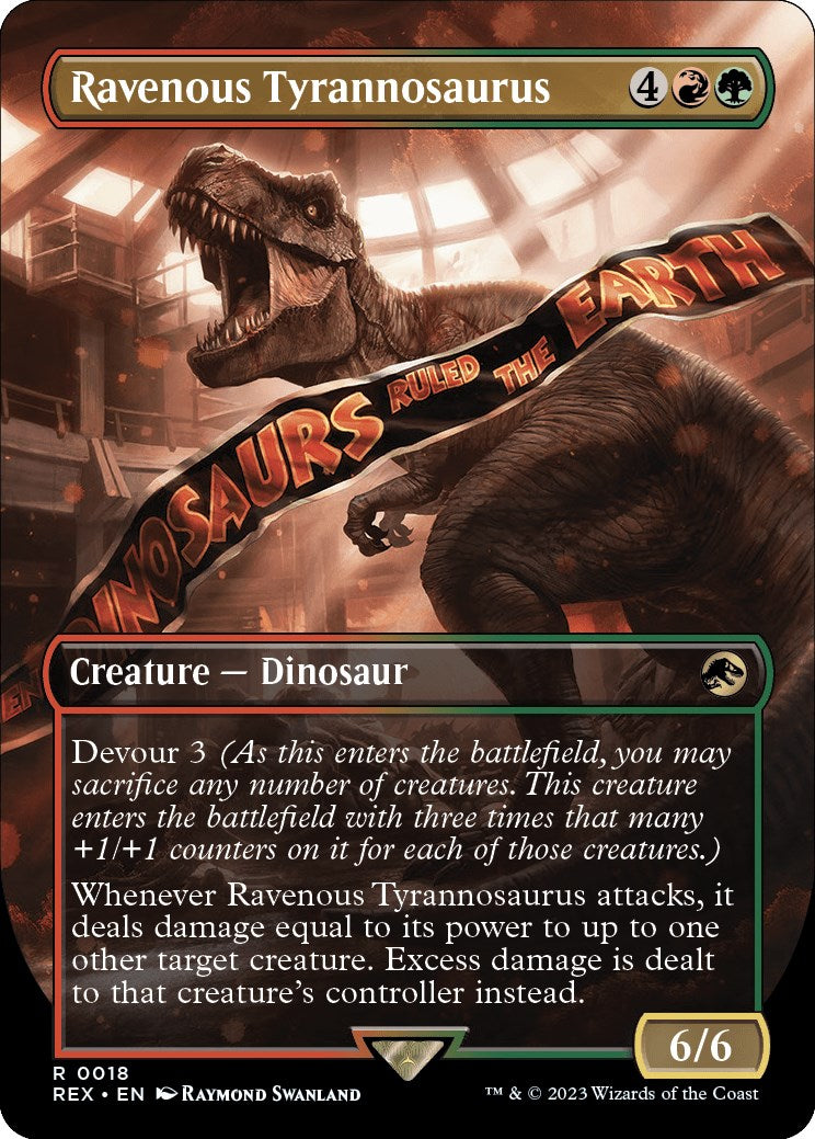 Ravenous Tyrannosaurus (Borderless) [Jurassic World Collection] | Odin's Place
