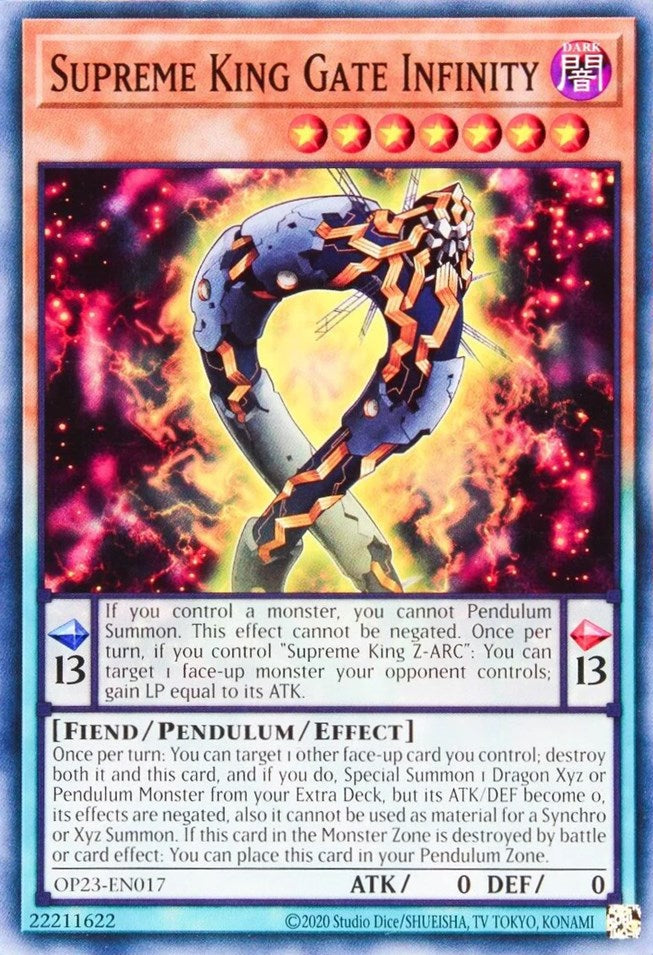 Supreme King Gate Infinity [OP23-EN017] Common | Odin's Place