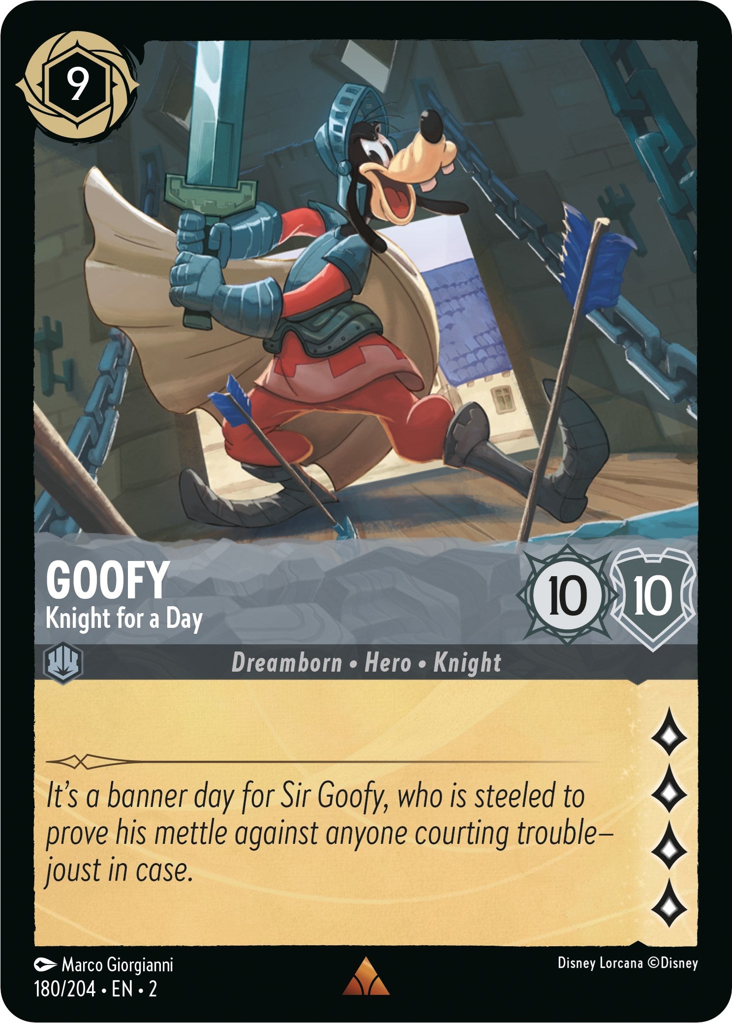 Goofy - Knight for a Day (180/204) [Rise of the Floodborn] | Odin's Place