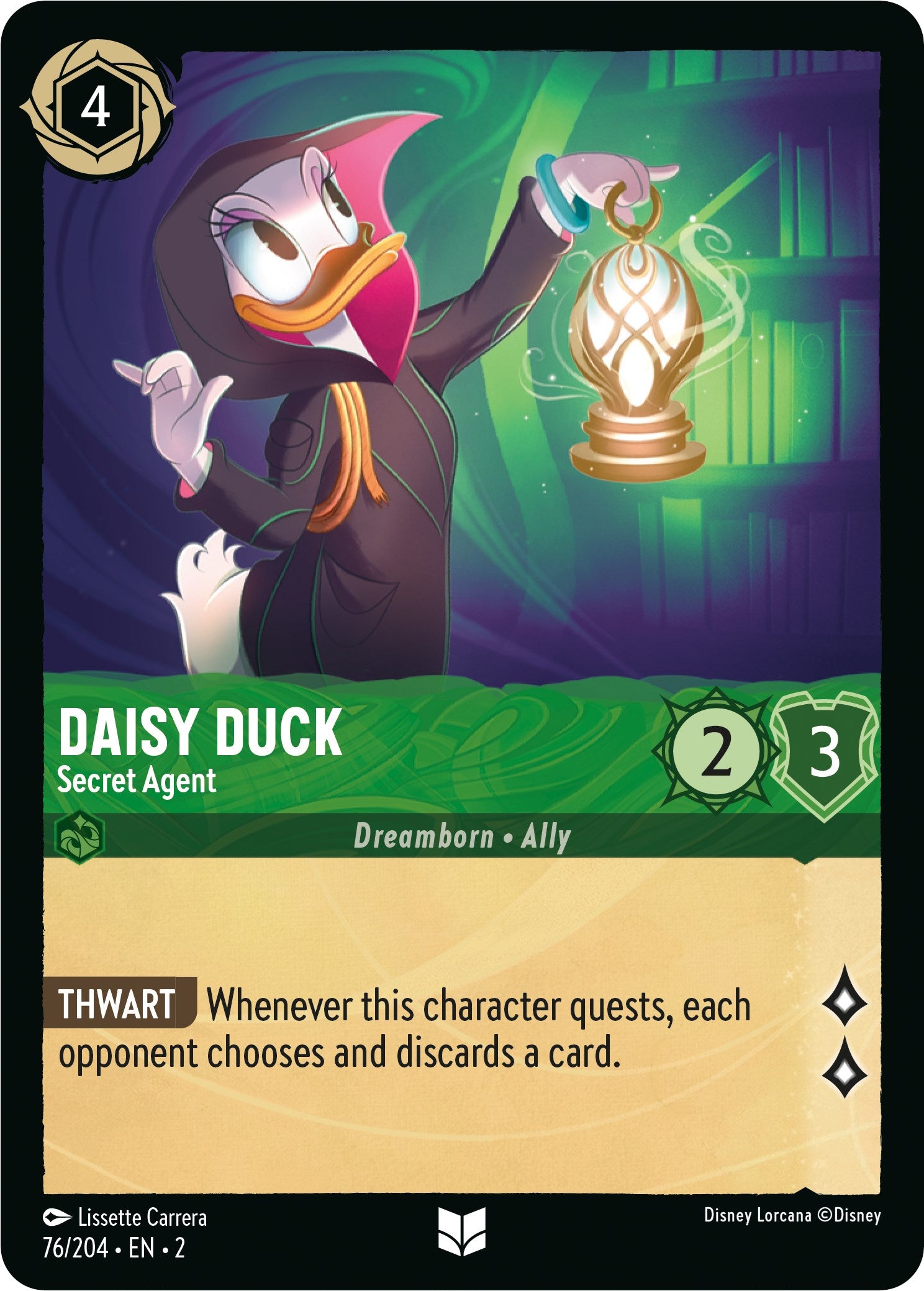 Daisy Duck - Secret Agent (76/204) [Rise of the Floodborn] | Odin's Place
