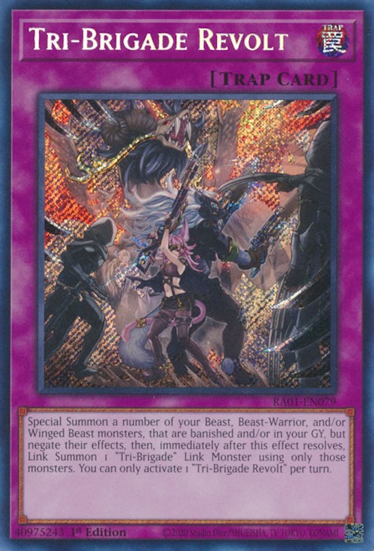Tri-Brigade Revolt [RA01-EN079] Secret Rare | Odin's Place