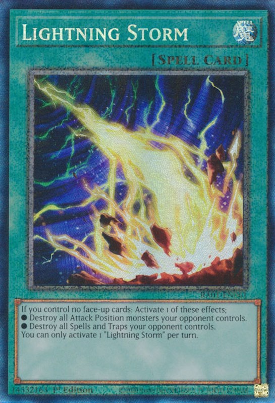 Lightning Storm [RA01-EN061] Prismatic Collector's Rare | Odin's Place