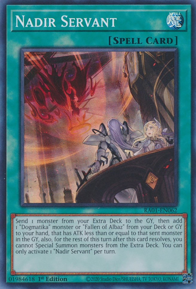 Nadir Servant [RA01-EN062] Super Rare | Odin's Place