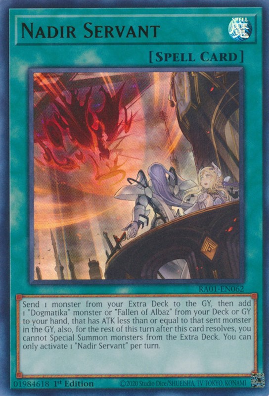 Nadir Servant [RA01-EN062] Ultra Rare | Odin's Place
